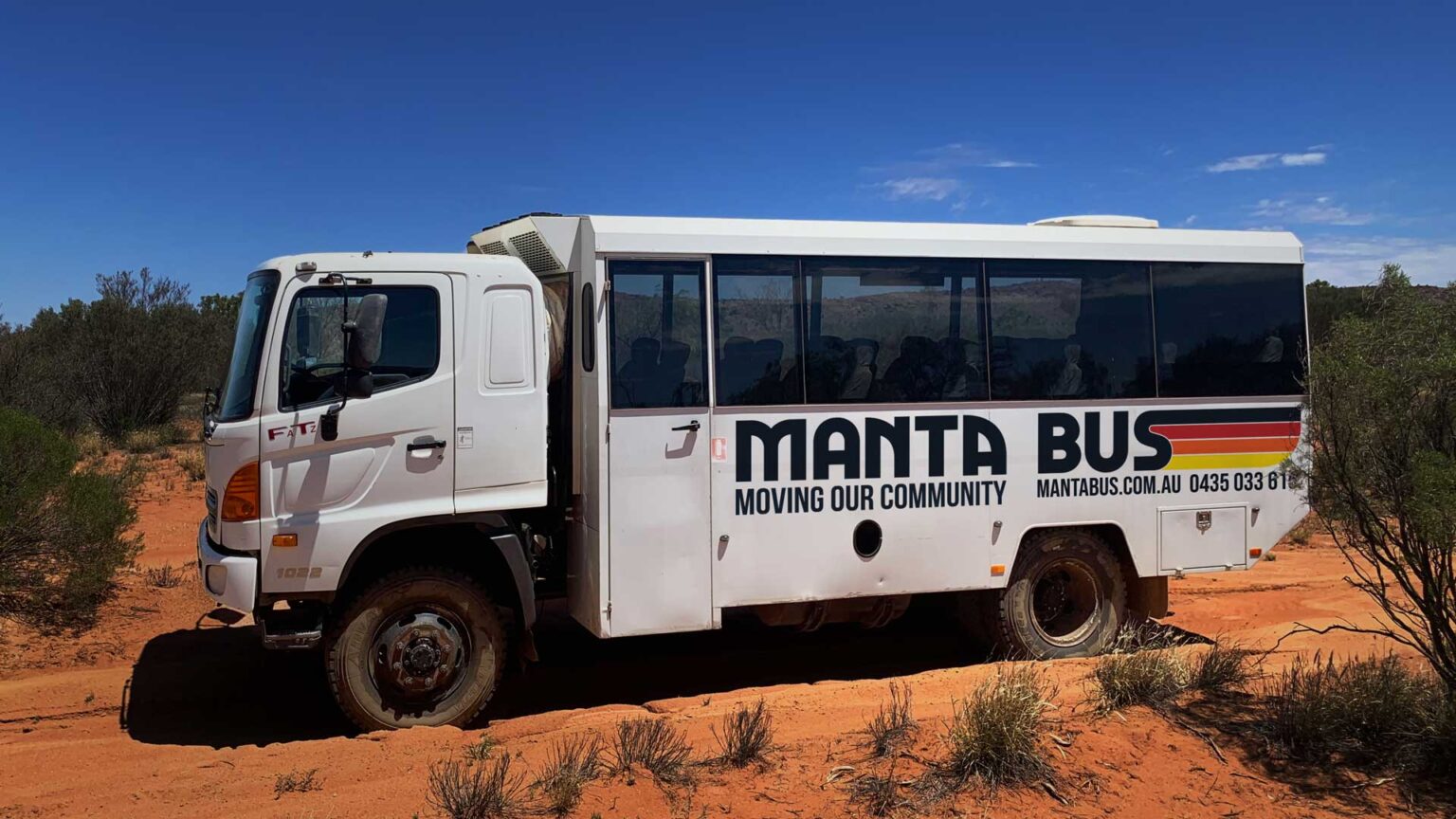Manta Bus Alice Springs